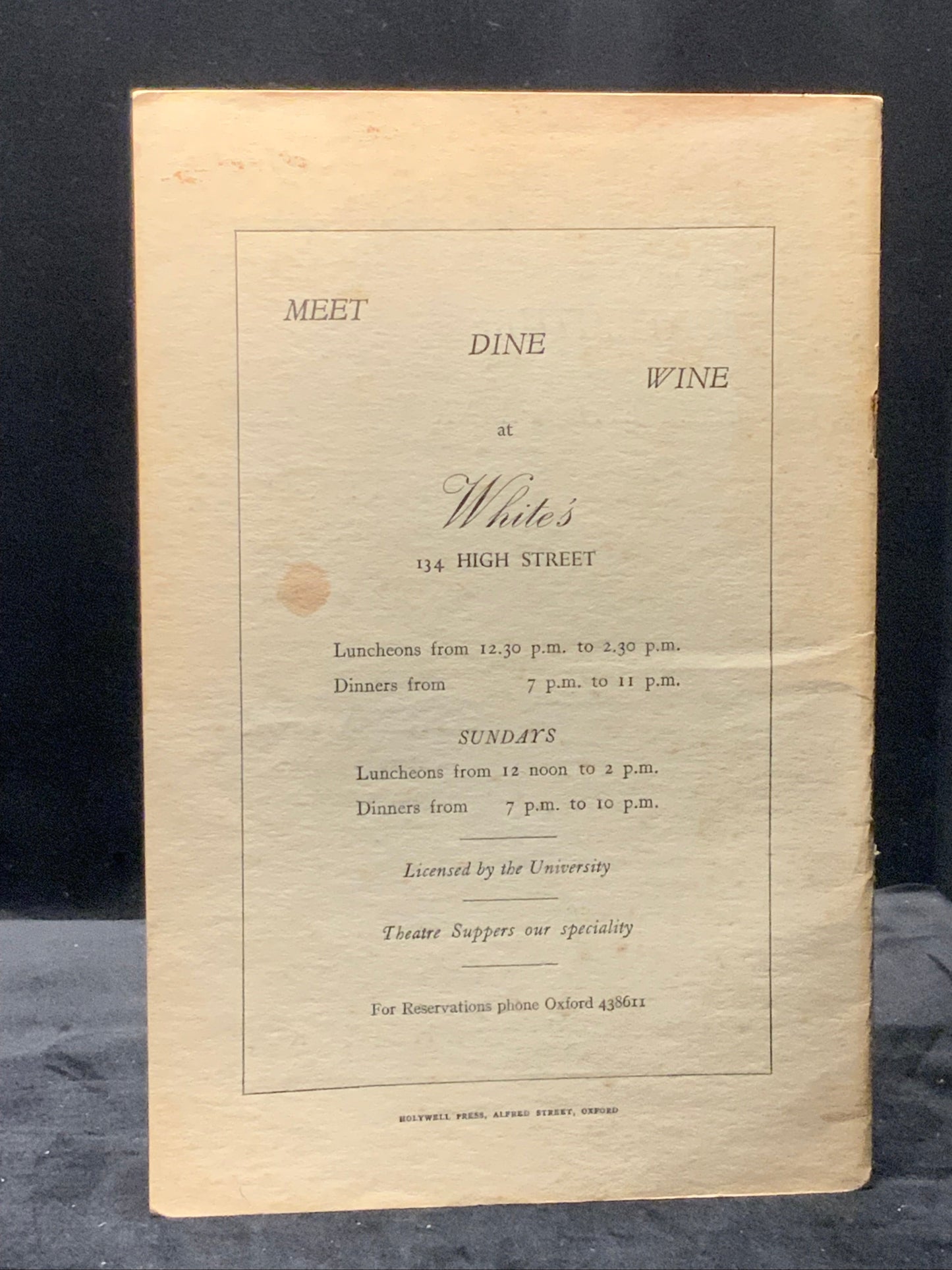 The Oxford Viewpoint. November 1949. Vol. III No. 3. A Review of Oxford Writing. Malcolm Scrimgeour.