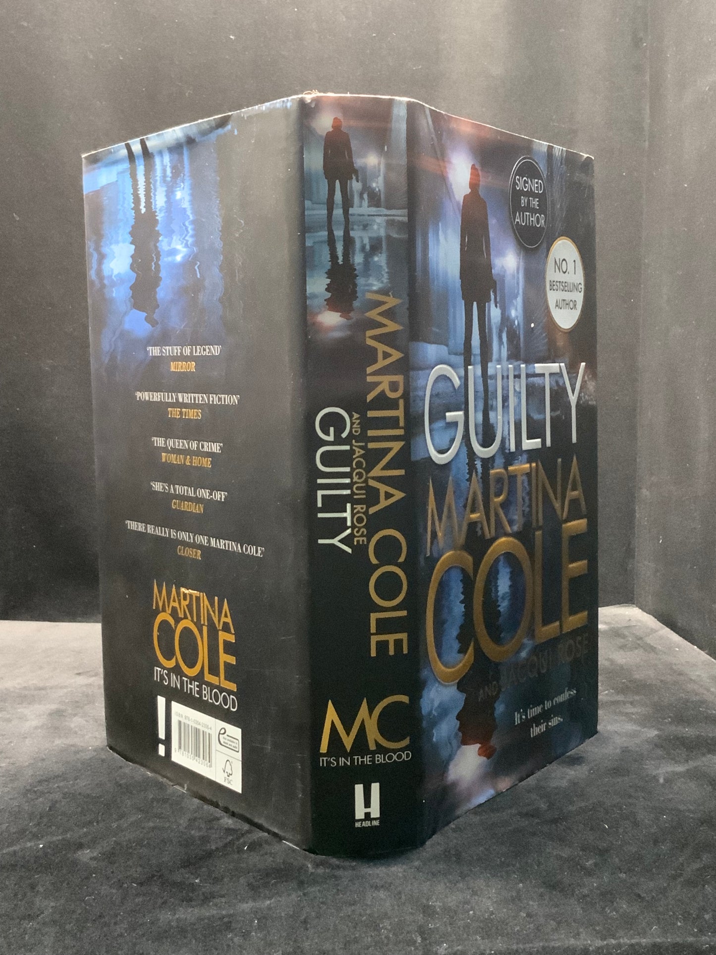 Guilty. Signed 1st Ed. Martina Cole crime thriller