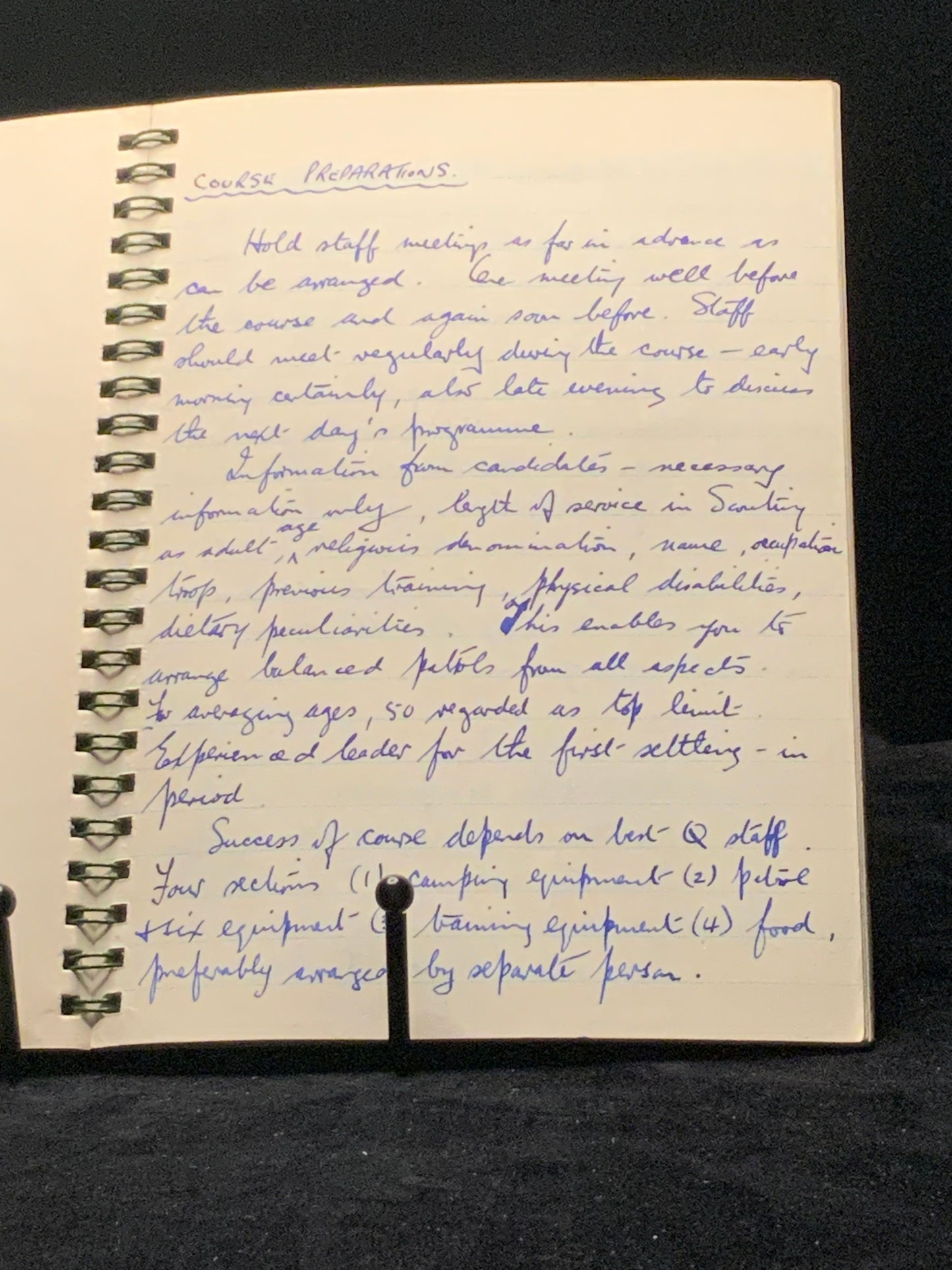 Rover Scouts, 21st Epping Forest, 2nd Cheam, Scouting, Scouts — Gilwell Wood Badge Notebook & Rover Card J.M. Elliot Scout Archive (The Scout Association (Gilwell Park training material))