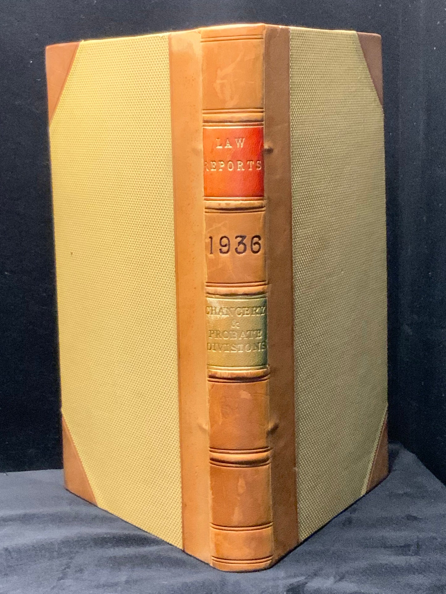 Law Reports. 1936. Chancery & Probate Divisions. Hardback, Leather-trimmed, Isle of Wight, Pittis.
