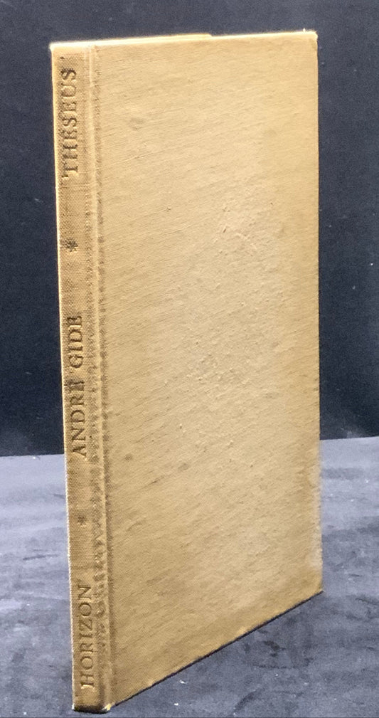 Theseus. 1st UK Edition. Andre Gide (1948). Translated from the French by John Russell. Ownership signature of Conrad Hal Waddington (Geneticist).