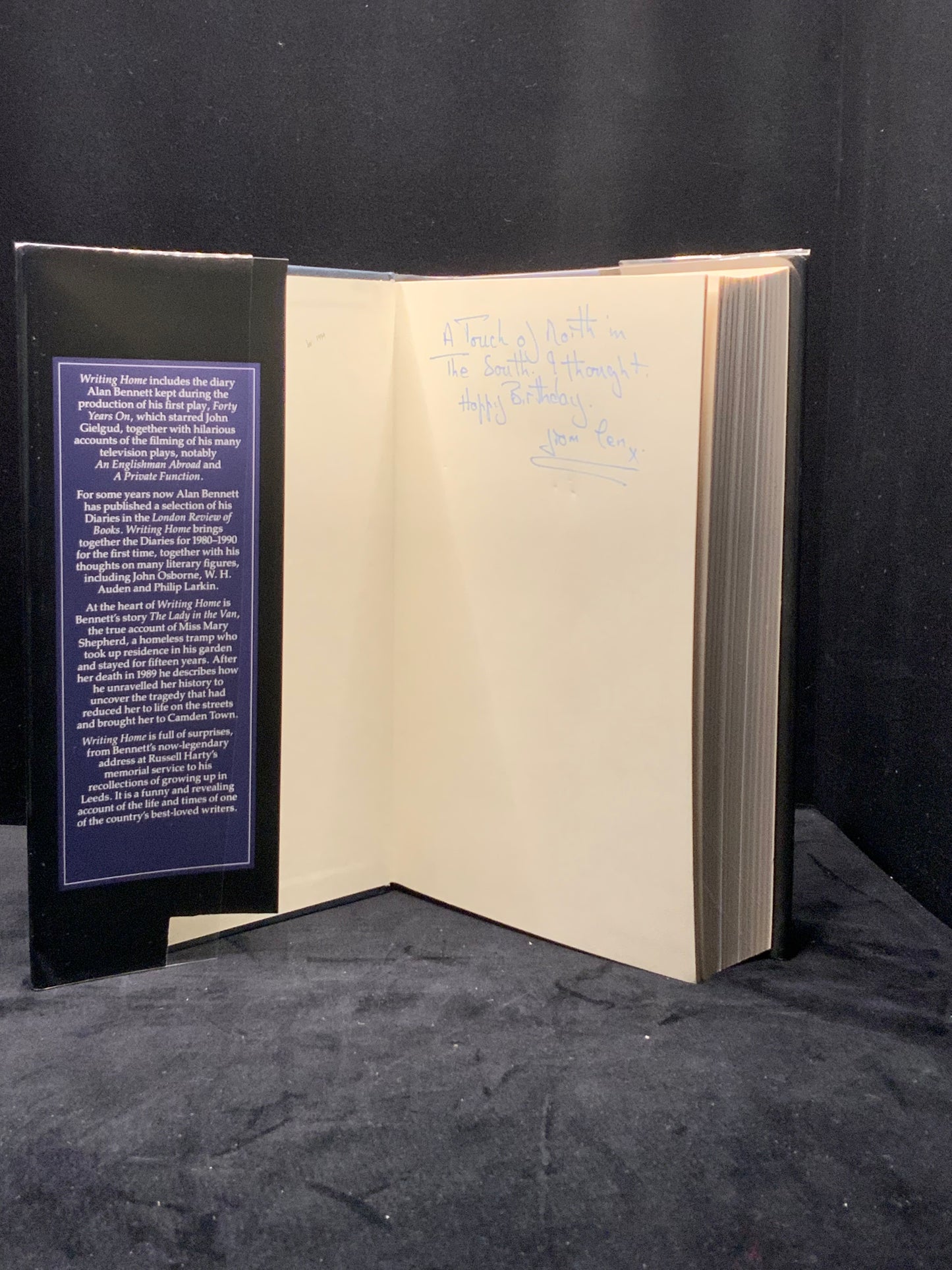 Writing Home. 1st Edition. Alan Bennett (1994).