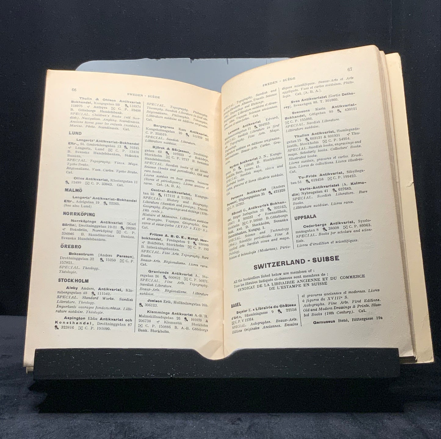 Geographic Repertory, Repertoire Geographique, 1951-52, International League of Antiquarian Booksellers - Geographic Repertory. Compiled by Percy Muir & Andre Poursin