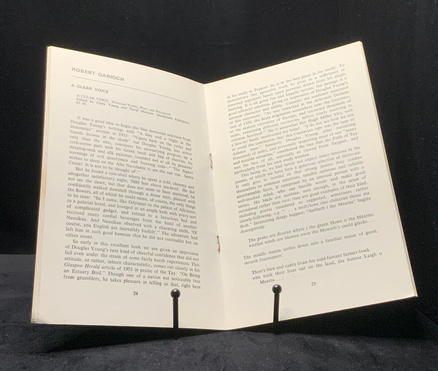 Lines Review No. 63. December 1977. Norman MacCaig & Edwin Morgan. Scottish Poetry Magazine.