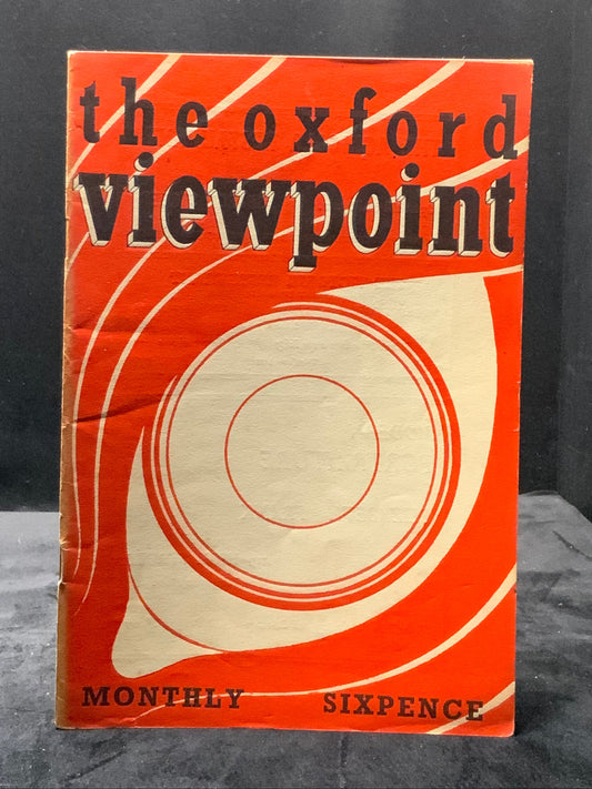 The Oxford Viewpoint. October 1948. Vol. II No. 3 – Monthly Literary Review (Basil Saunders)