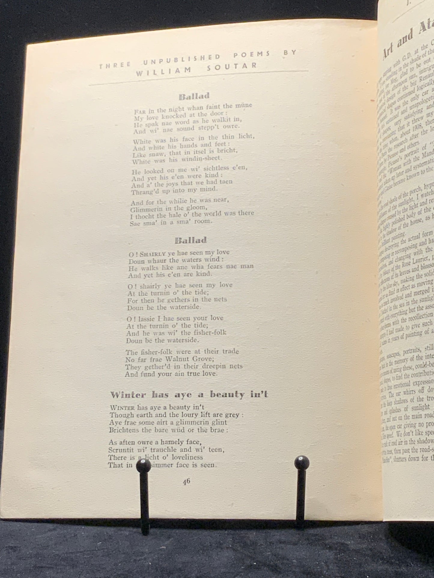 Scottish Art and Letters: A Quarterly Review of Literature and the Liberal Arts. Number 1. 1944. R Crombie Saunders (Ed.)