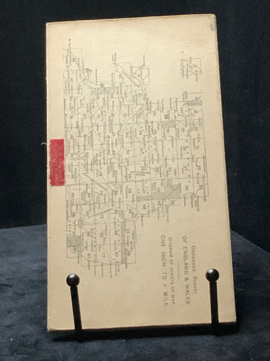 Ordnance Survey Contoured Road Map of Northampton and District. Sheet 83. Popular Edition. Scale One Inch to One Mile (1929)