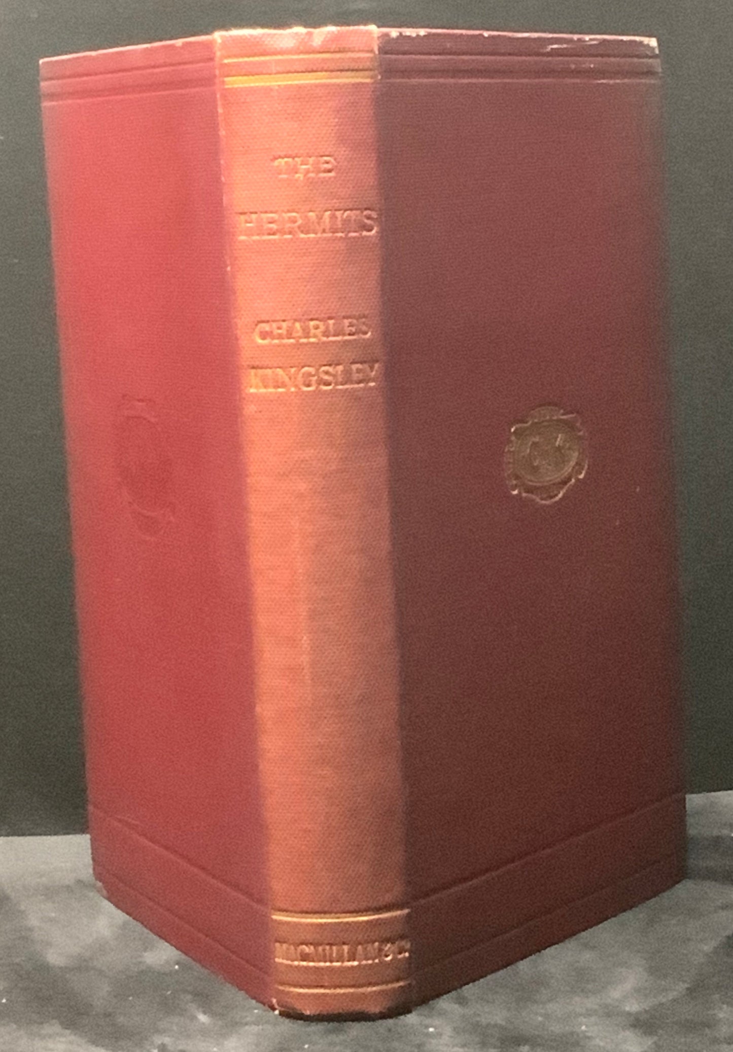 The Hermits Kingsley 1891 Macmillan 1st HB Uncut (Charles Kingsley)