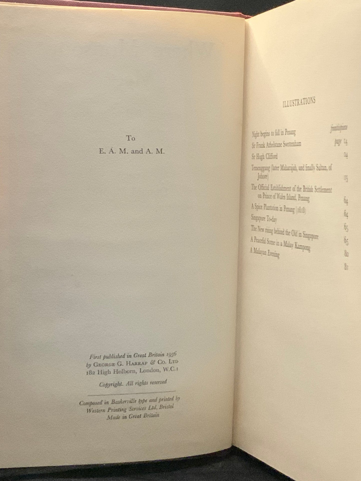 Where Monsoons Meet Donald Moore 1956 HB Malaya Anthology