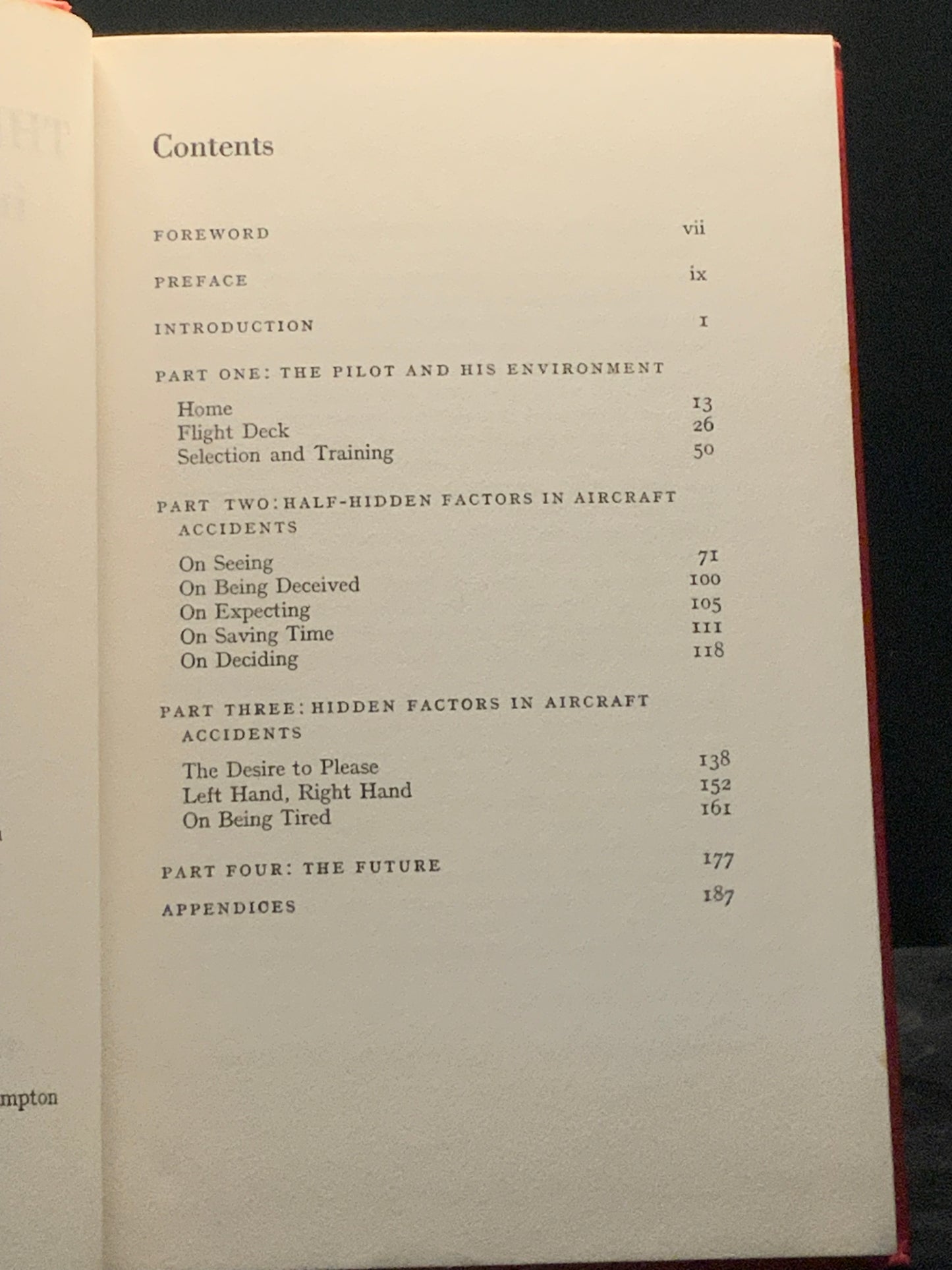 Human Factor in Aircraft Accidents David Beaty HB Aviation