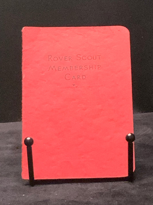 Rover Scouts, 21st Epping Forest, 2nd Cheam, Scouting, Scouts — Gilwell Wood Badge Notebook & Rover Card J.M. Elliot Scout Archive (The Scout Association (Gilwell Park training material))