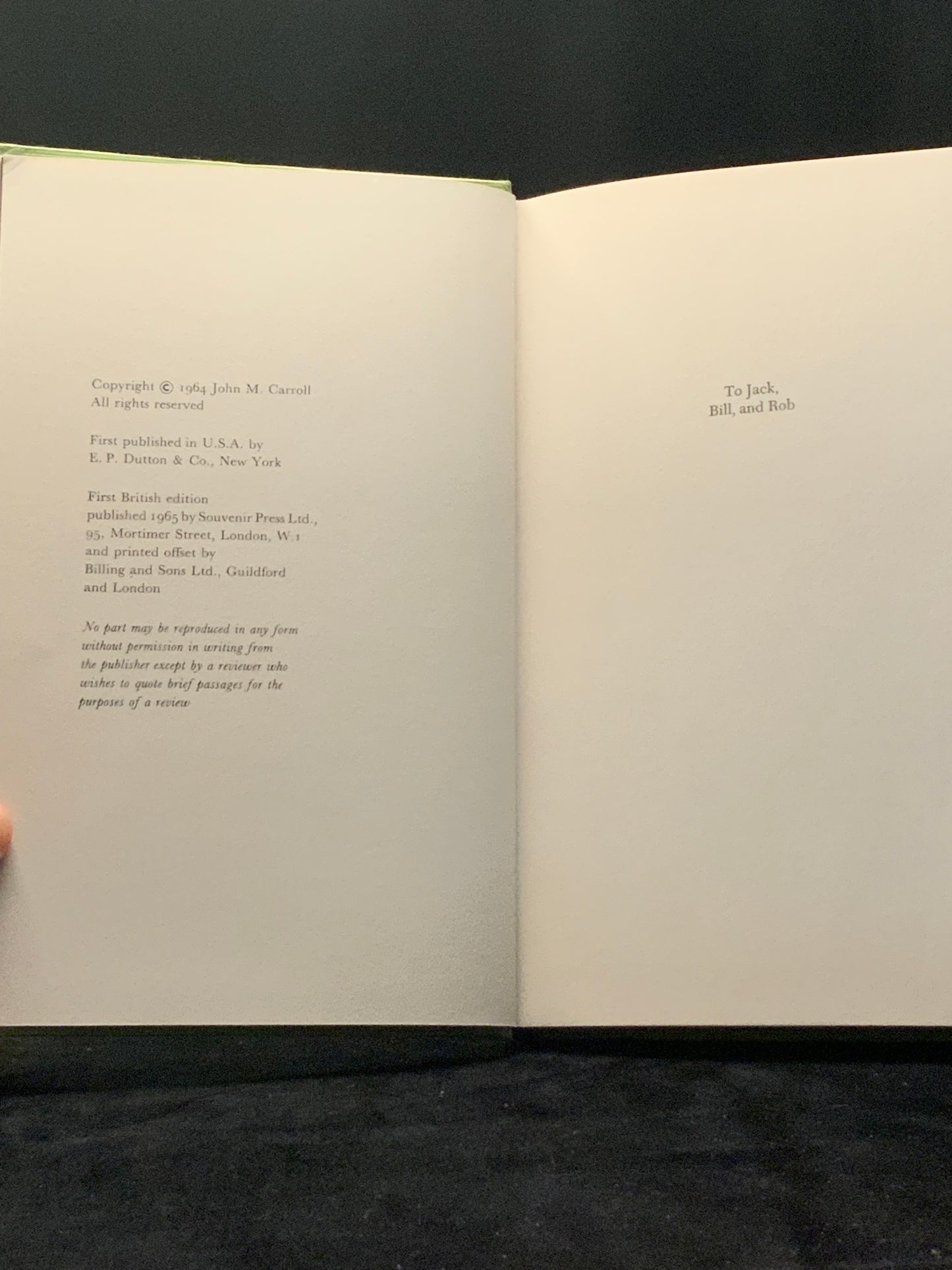 The Story of the Laser John M Carroll 1965 1st ed cloth