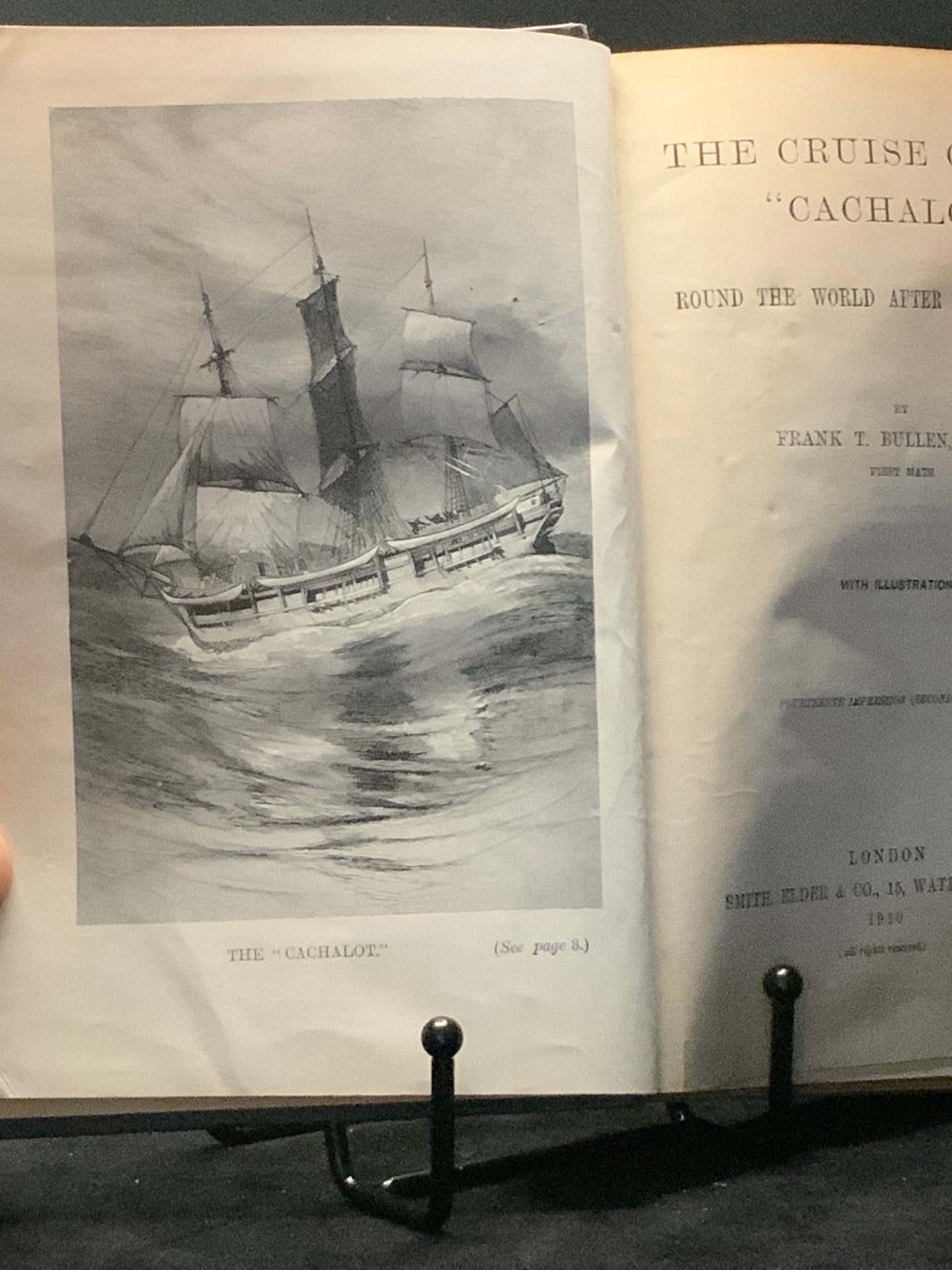 Cruise of the Cachalot Frank T Bullen 1910 2nd Ed Whaling Book
