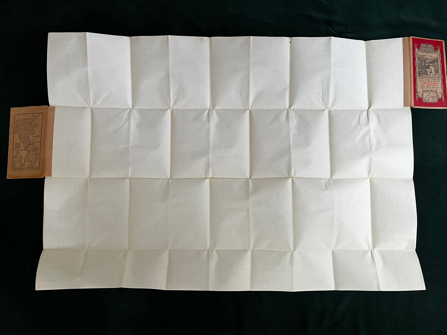 Ordnance Survey Contoured Road Map of Port Maddoc and Criccieth. Sheet 49. Popular Edition. Scale One Inch to One Mile (1922) (OS)